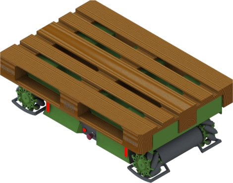 Load Module for Large Load Carriers (e.g., Euro Pallets)